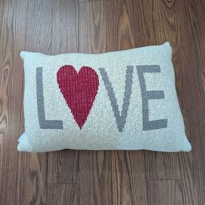 Love Heart Holiday Pillow